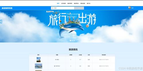 基于Django的旅游推薦系統設計與實現——計算機畢業設計源碼60543
